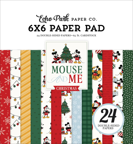 Mouse and Me Christmas 6x6 Paperpad - Echo Park