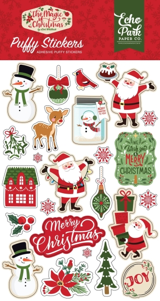 The Magic of Christmas, Puffy Stickers - Echo Park