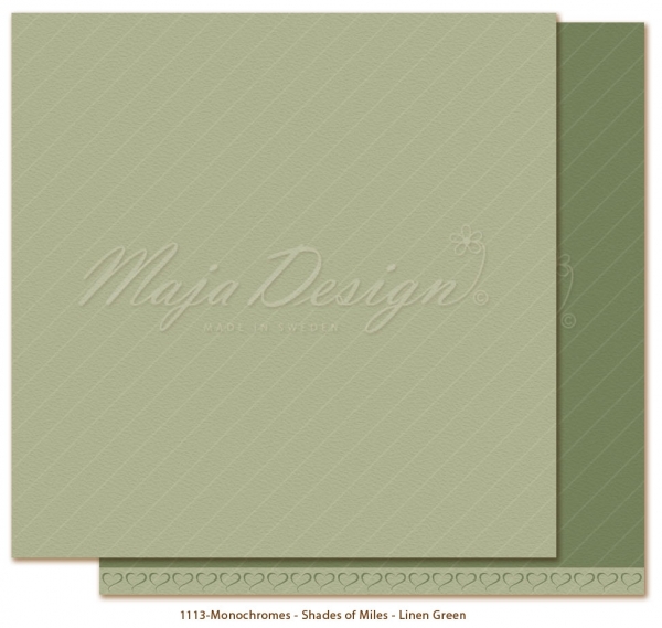 Monochromes Linen Green - Maja Design