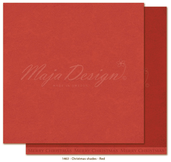 Monochromes Christmas Shades, Red - Maja Design