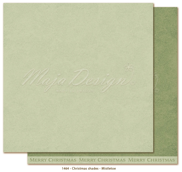 Monochromes Christmas Shades, Mistletoe - Maja Design