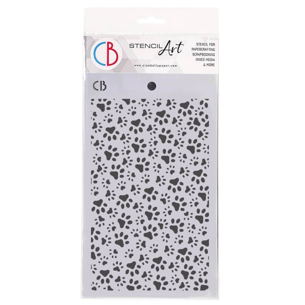 Doggy Prints, Schablone - Ciao Bella Paper