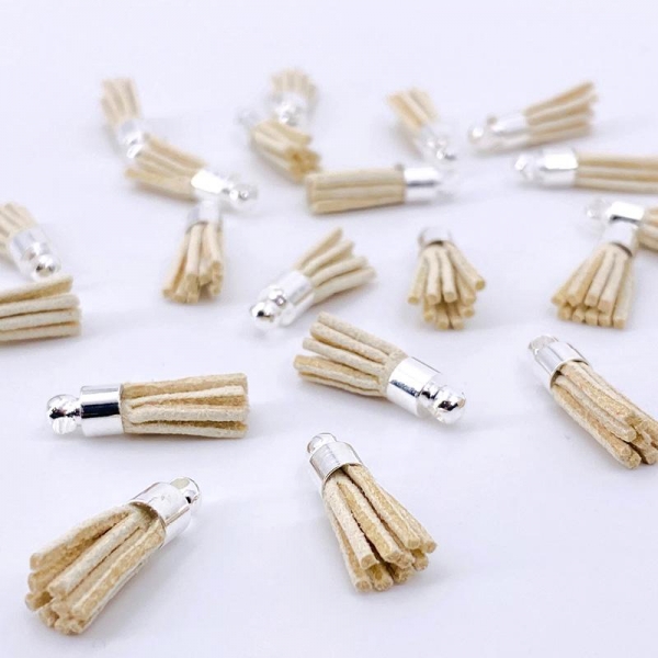 Mini Tassels, Taupe - ModaScrap