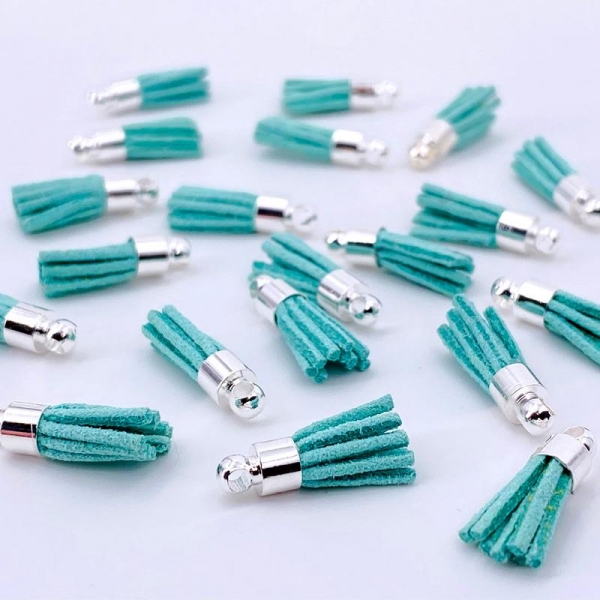Mini Tassels, Acqua - ModaScrap