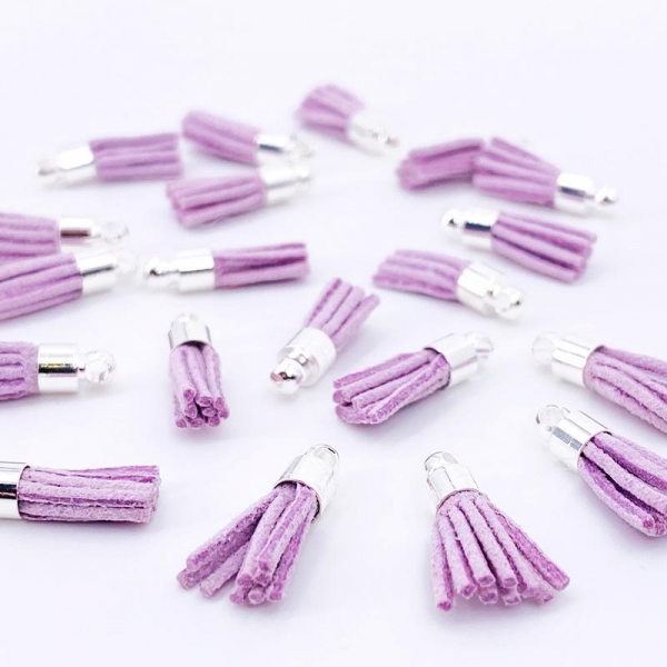 Mini Tassels, Lavander - ModaScrap