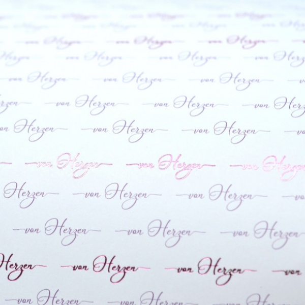 Von Herzen, Designapapier - Mundart Stempel