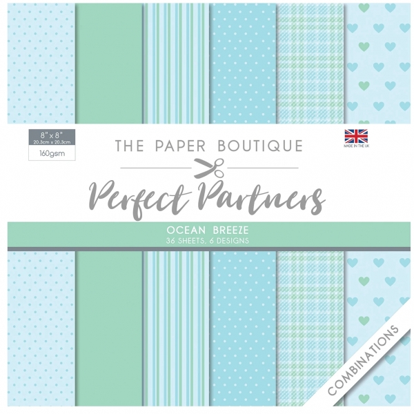 Perfect Partners Ocean Breeze 8x8 Paperpad - The Paper Boutique