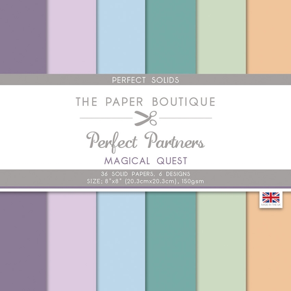Magical Quest Perfect Solids Paperpad 8x8 - The Paper Boutique
