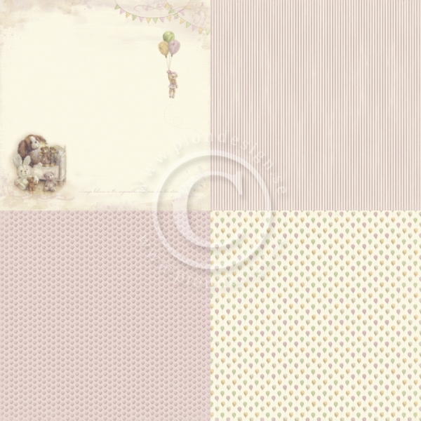 Theodore and Bella, Miss Ballerina and Friends 6x6, Designpapier - Pion Design