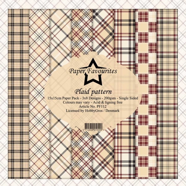 Plaid Pattern 6x6 Paperpack - Dixi Craft