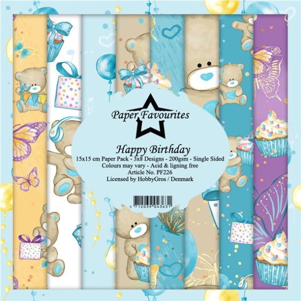 Happy Birthday 6x6 Paperpack - Paper Favourites