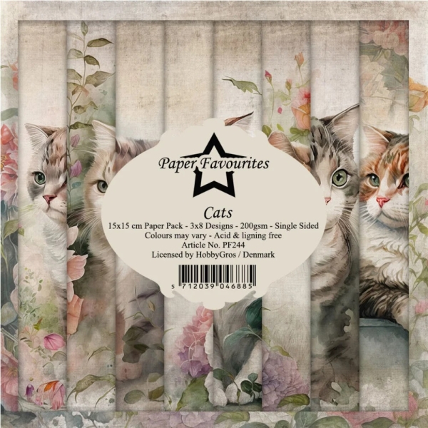 Cats 6x6 Paperpack - Paper Favourites