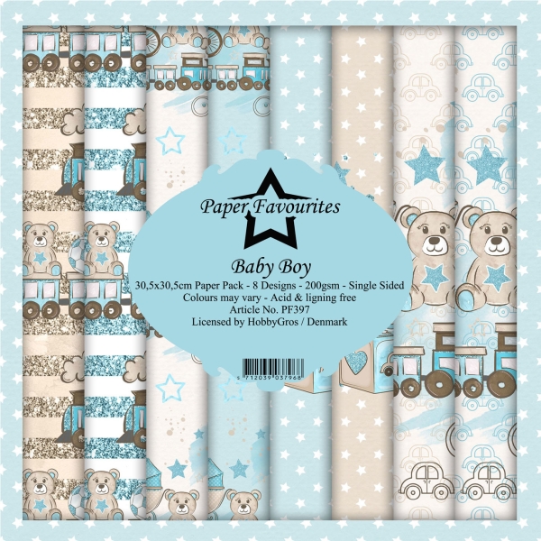 Baby Boy 12x12 Paperpack - Paper Favourites