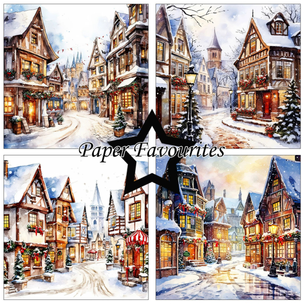Christmas Main Street 6x6 Paperpack - Paper Favourites