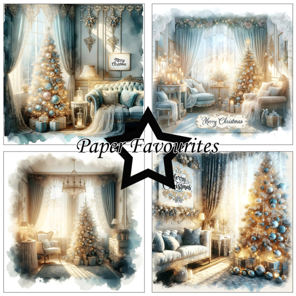 Christmas Trees 6x6 Paperpack - Paper Favourites