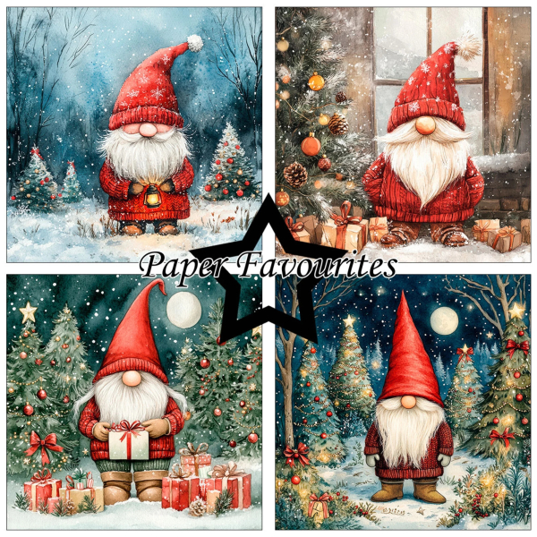 Christmas Gnome #2 6x6 Paperpack - Paper Favourites