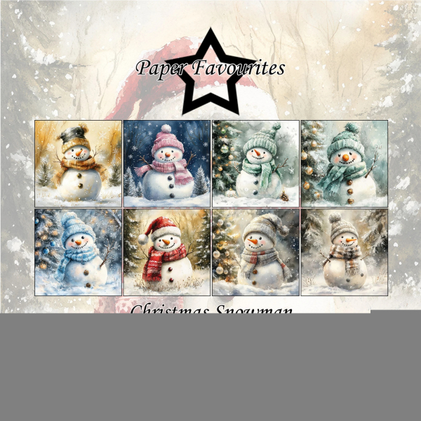 Christmas Snowman 6x6 Paperpack - Paper Favourites