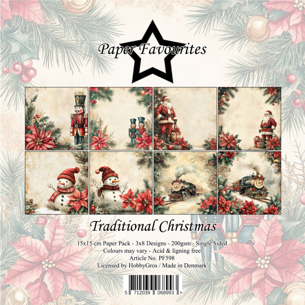 Traditional Christmas 6x6 Paperpack - Paper Favourites
