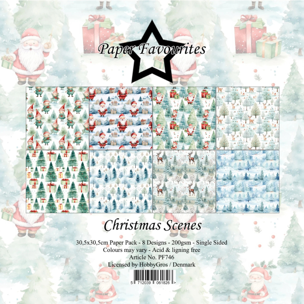 Christmas Scenes 12x12 Paperpack - Paper Favourites