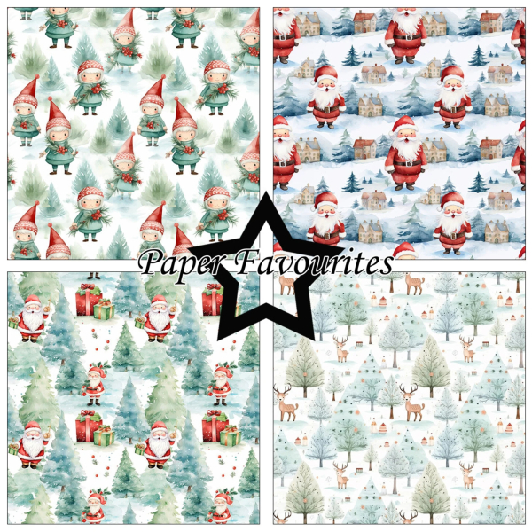 Christmas Scenes 12x12 Paperpack - Paper Favourites