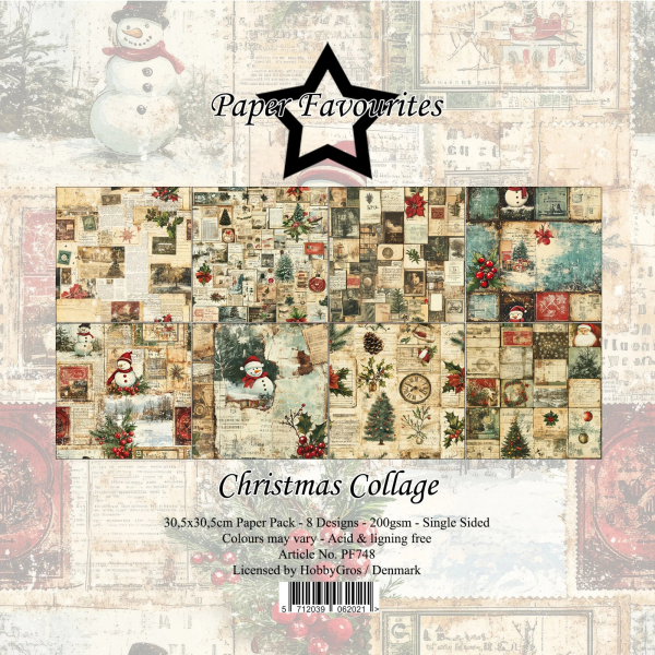 Christmas Collage 12x12 Paperpack - Paper Favourites