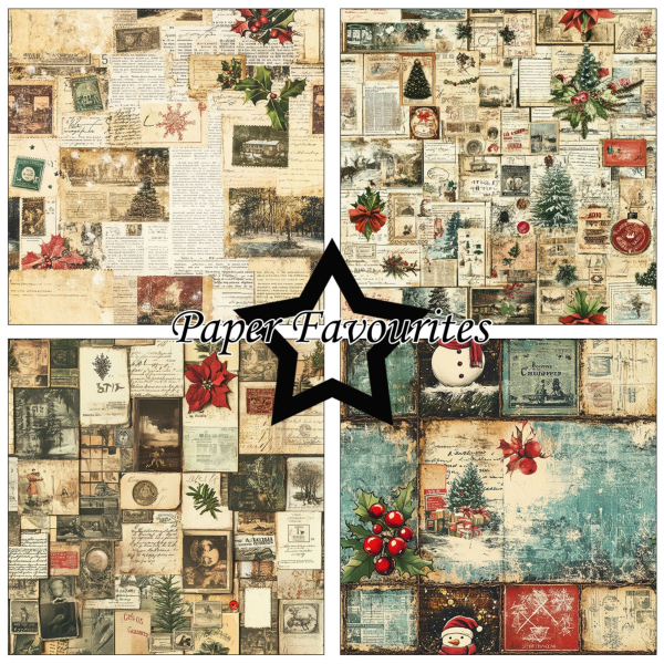 Christmas Collage 12x12 Paperpack - Paper Favourites