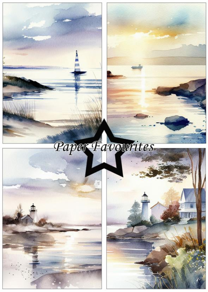 Coastal A5 Paperpack - Paper Favourites