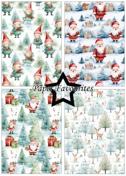 Christmas Scenes A5 Paperpack - Paper Favourites