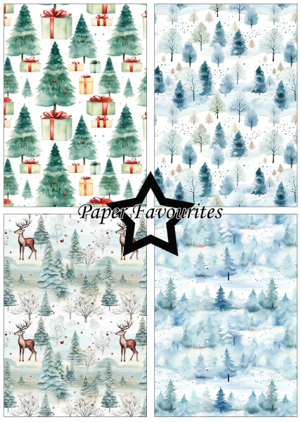 Christmas Scenes A5 Paperpack - Paper Favourites