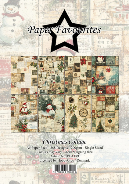 Christmas Collage A5 Paperpack - Paper Favourites