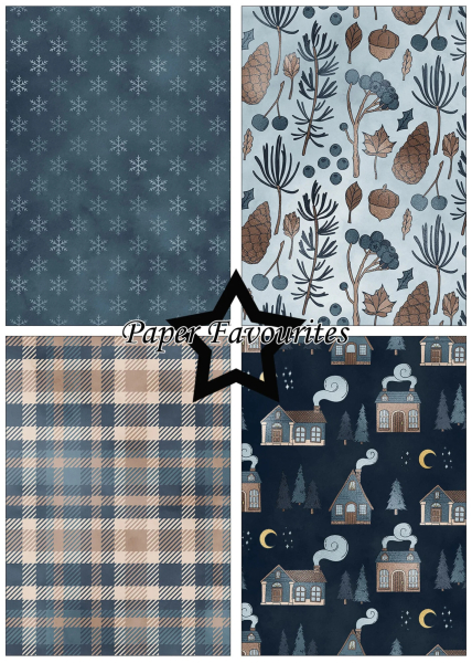 Winter Night A5 Paperpack - Paper Favourites