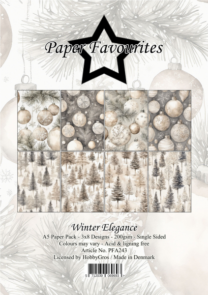 Winter Elegance A5 Paperpack - Paper Favourites