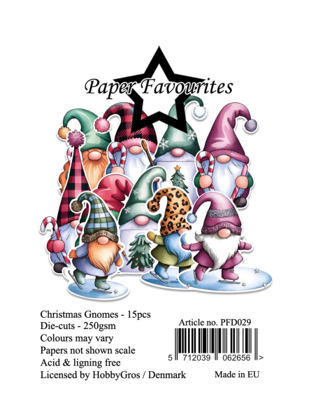 Christmas Gnomes, Die-Cuts - Paper Favourites
