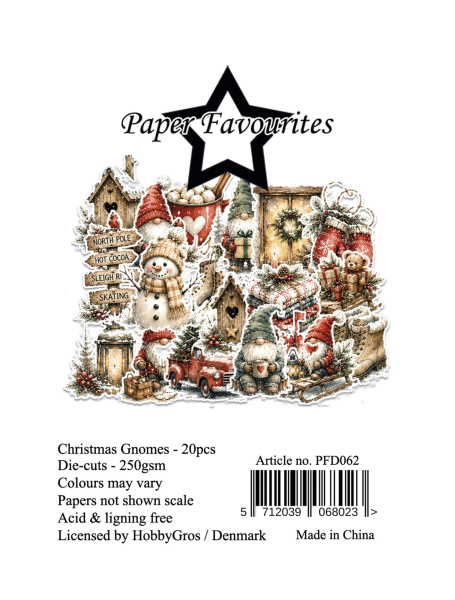 Christmas Gnomes, Die-Cuts - Paper Favourites
