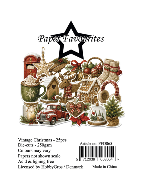 Vintage Christmas, Die-Cuts - Paper Favourites