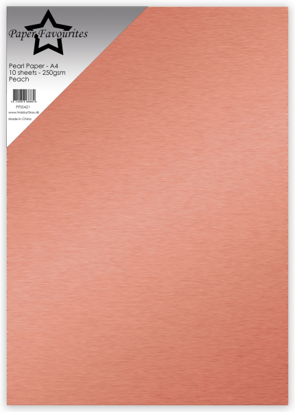 Pearl Paper Peach, A4 - Paper Favourites
