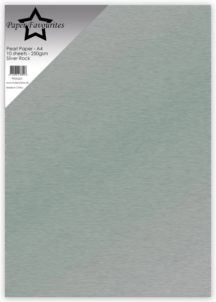 Pearl Paper Silver Rock, A4 - Paper Favourites