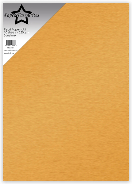 Pearl Paper Sunshine, A4 - Paper Favourites
