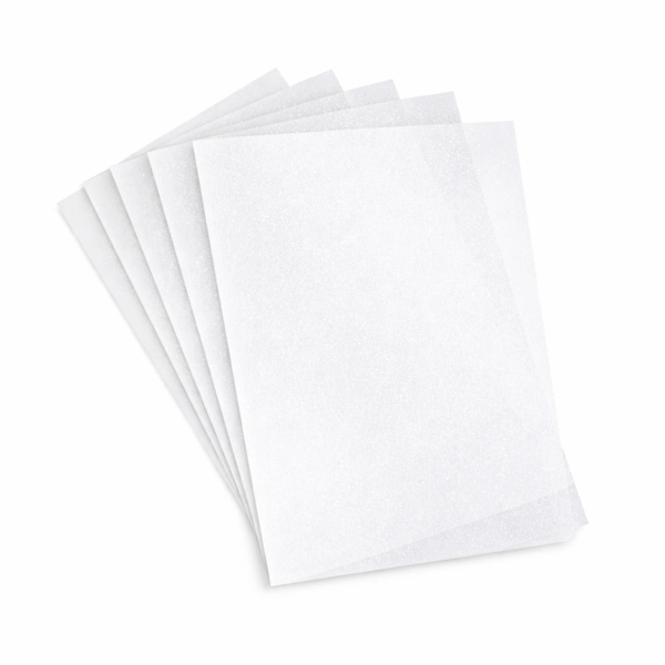 Heavy Vellum Silver White, A4 - Paper Favourites