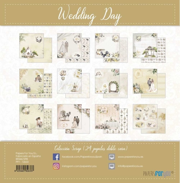 Wedding Day Collection 6x6 - Papers For You