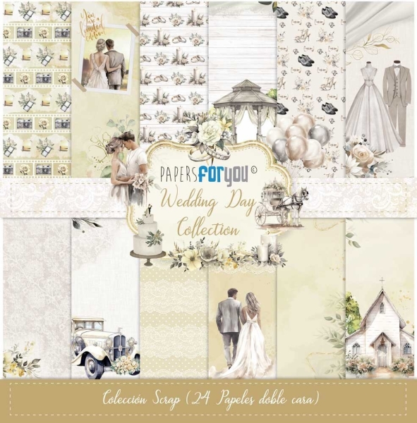 Wedding Day Collection 8x8 - Papers For You