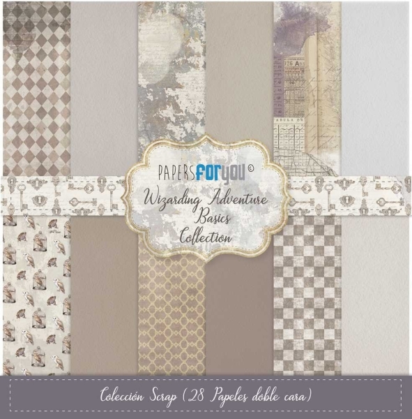 Wizarding Adventure Midi Basic Collection 8x8 - Papers For You