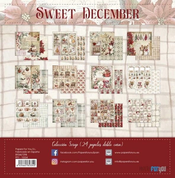 Sweet December 6x6 Paperpad - Papers For You