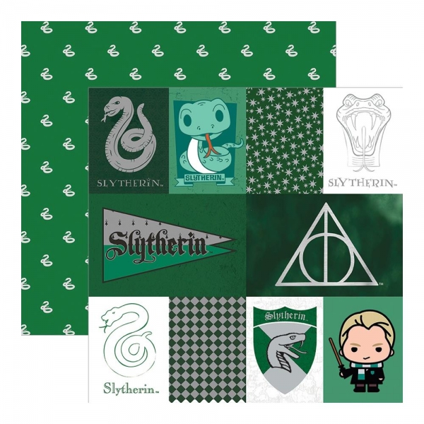 Harry Potter, Slytherin, Designpapier - Paper House