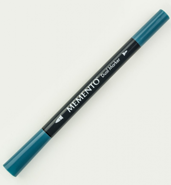 Memento Dual Tip Marker Teal Zeal