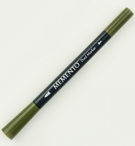 Memento Dual Tip Marker Olive Grove