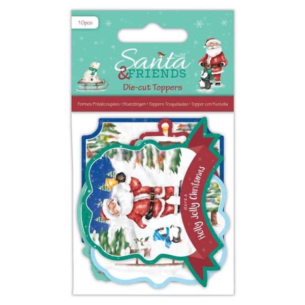 Santa & Friends, Die-Cut Toppers - Papermania