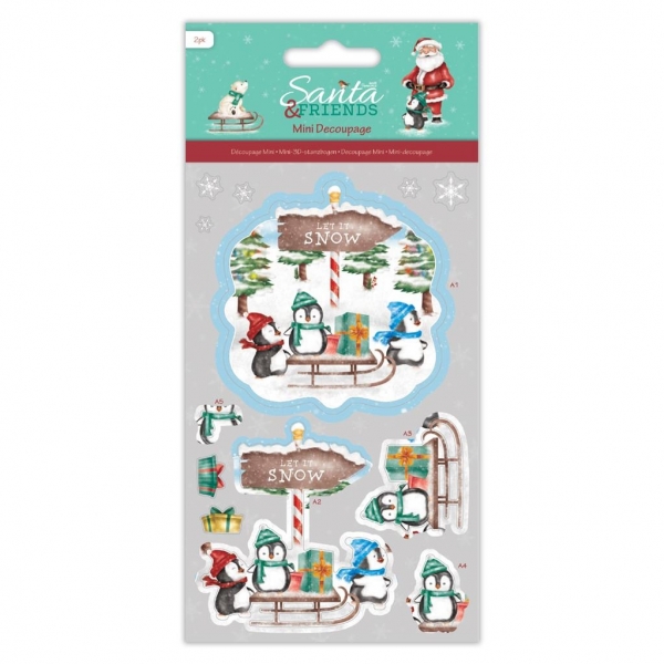 Santa & Friends, Mini Decoupage - Papermania