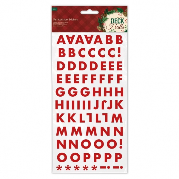 Filz Alphabet Stickers - Papermania