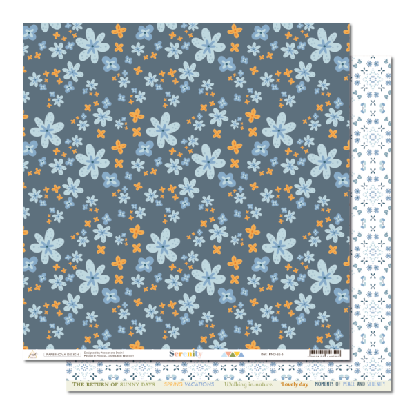 Paper Serenity #5, Designpapier - Paper Nova Design